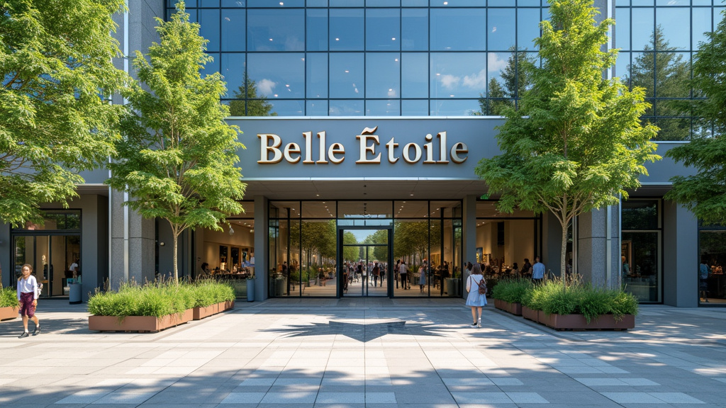 Intérieur moderne et lumineux d'une boutique de cosmétiques à la Belle Étoile