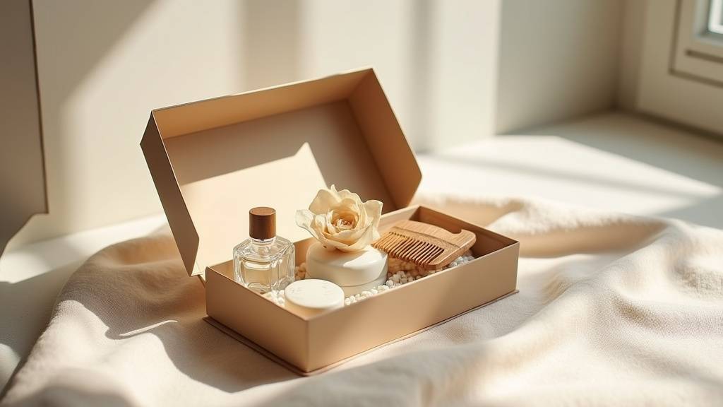 Coffret parfum avec accessoires assortis