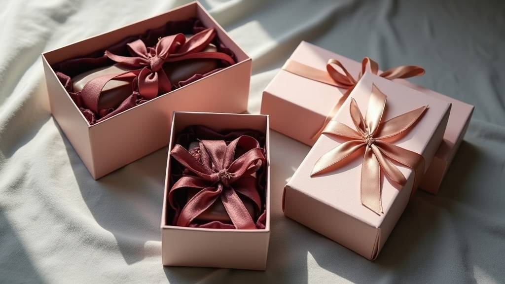 Composition d'un coffret personnalisé avec différents produits