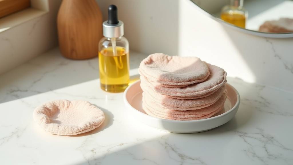 Lingettes démaquillantes lavables en coton bio