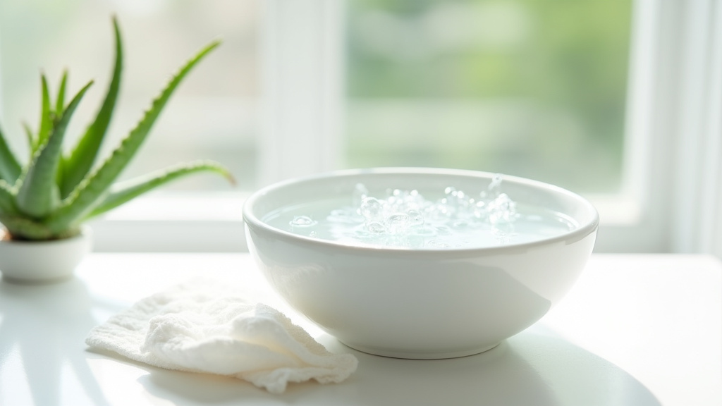 Produits de soin du visage rangés sur une étagère en 2026